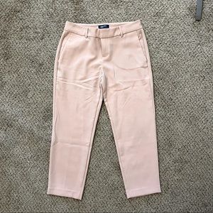 Light Pink Capri-Length Trouser